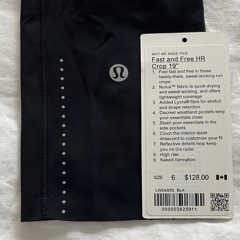 Lululemon Athletica Black Cropped Pants - Picture 2 of 7